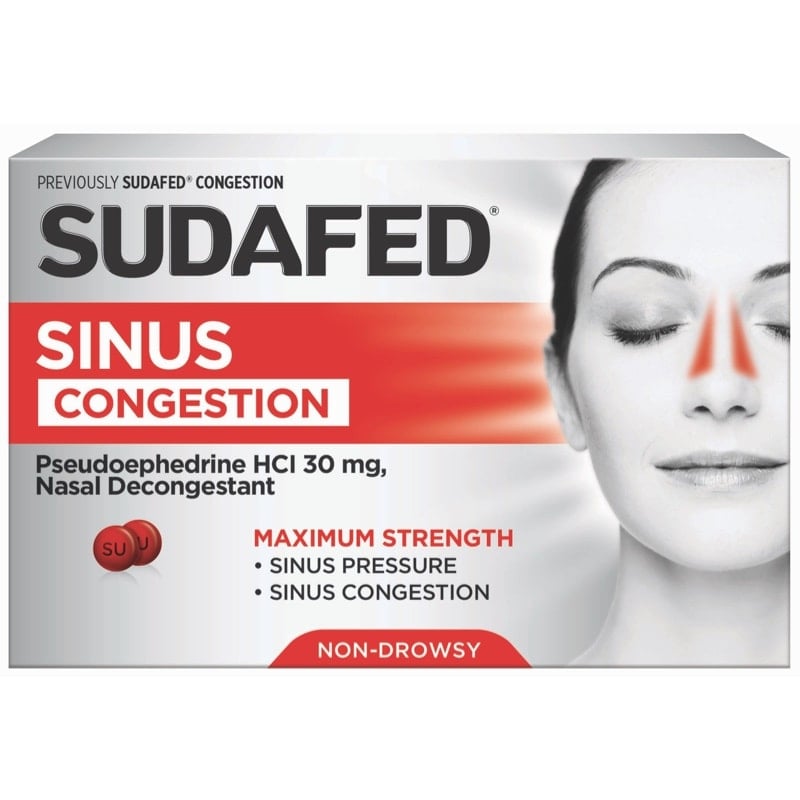 SUDAFED® CONGESTION FOR SINUS PRESSURE | SUDAFED®
